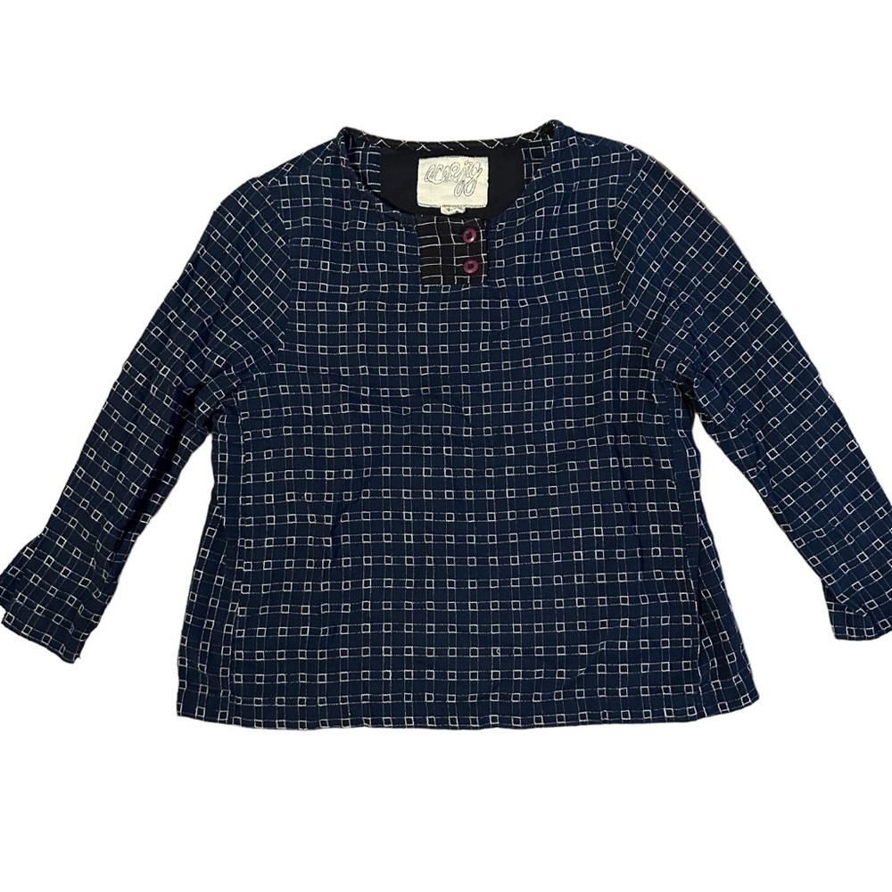 Ace & Jig Quarter Sleeve Top Size Small